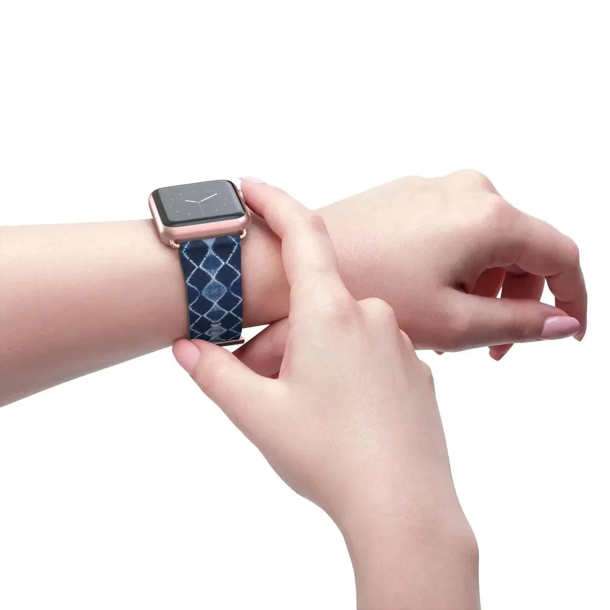 Nara Heritage Shibori Watch Band - The Global Wanderer