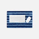 Osaka Wave Shibori Desk Mat - The Global Wanderer