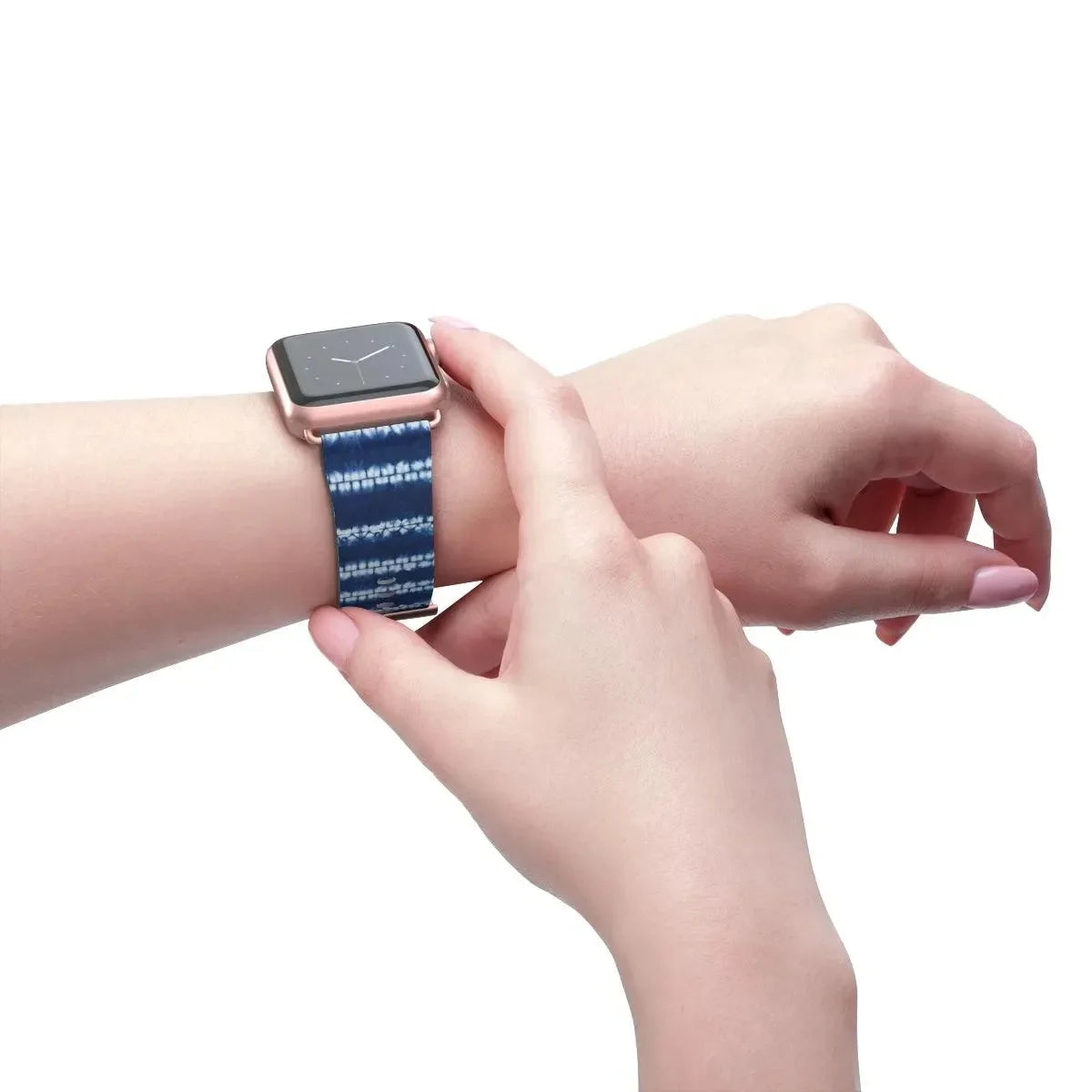 Osaka Wave Shibori Watch Band - The Global Wanderer