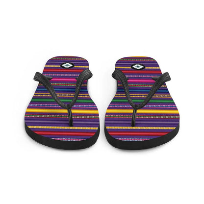 Peruvian Print Flip Flops - The Global Wanderer