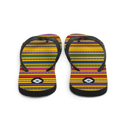 Peruvian Print Flip Flops - The Global Wanderer