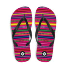 Peruvian Print Flip Flops - The Global Wanderer