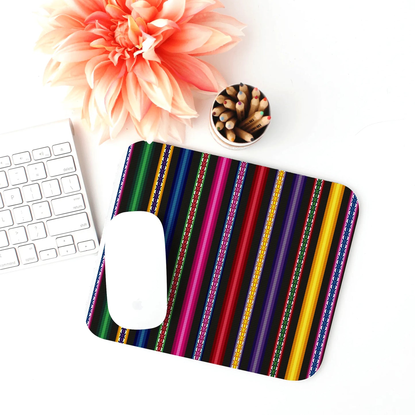 Peruvian Print Mouse Pad - The Global Wanderer