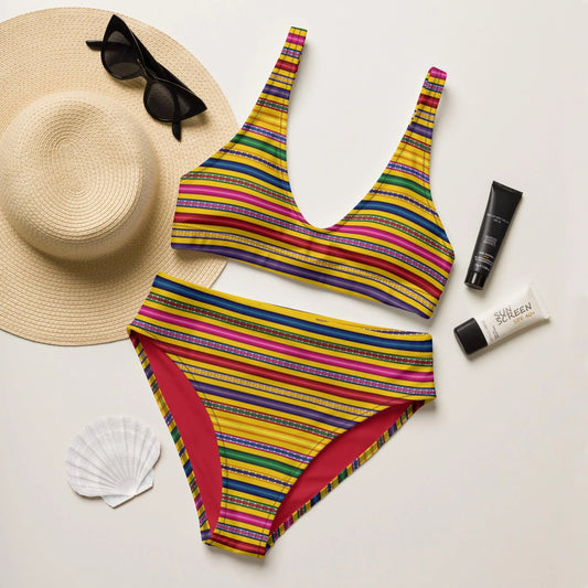 Peruvian Recycled high-waisted bikini - The Global Wanderer