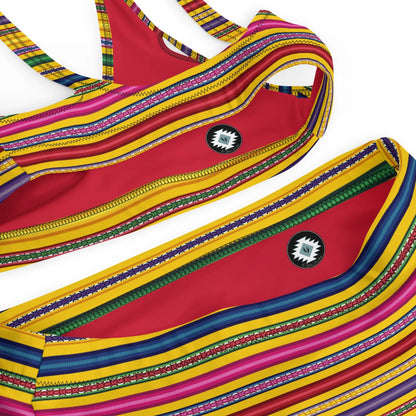 Peruvian Recycled high-waisted bikini - The Global Wanderer