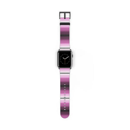 Pink Mexican Serape Watch Band - The Global Wanderer