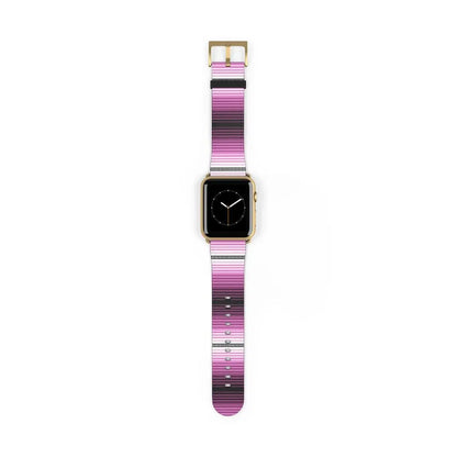 Pink Mexican Serape Watch Band - The Global Wanderer