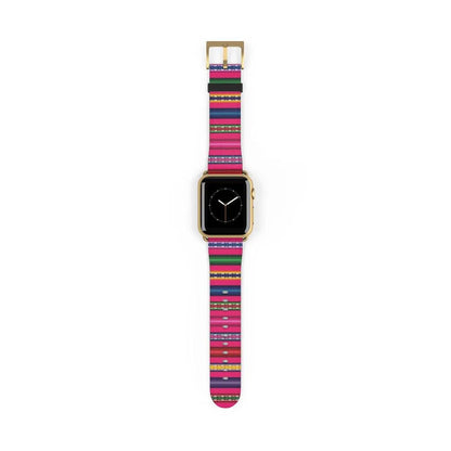 Pink Peruvian Watch Band - The Global Wanderer