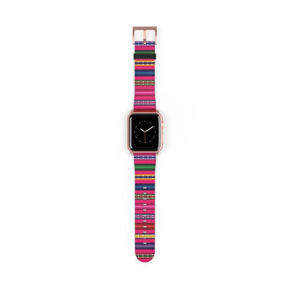 Pink Peruvian Watch Band - The Global Wanderer