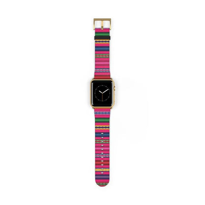 Pink Peruvian Watch Band - The Global Wanderer