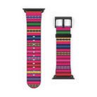 Pink Peruvian Watch Band - The Global Wanderer