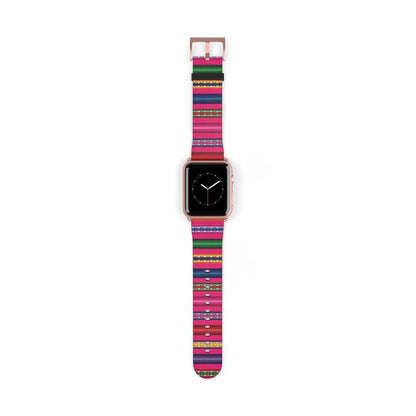 Pink Peruvian Watch Band - The Global Wanderer