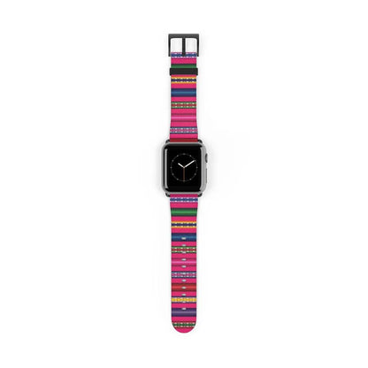 Pink Peruvian Watch Band - The Global Wanderer