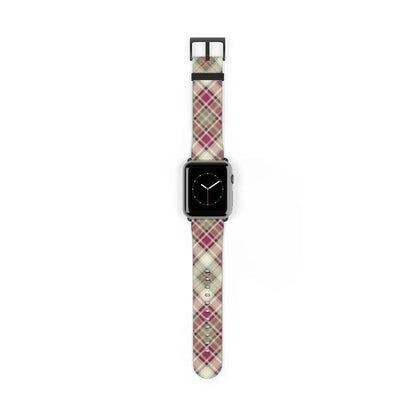 Pink Scottish Plaid Watch Band - The Global Wanderer