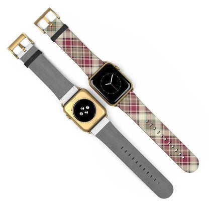 Pink Scottish Plaid Watch Band - The Global Wanderer