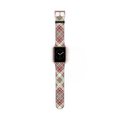 Pink Scottish Plaid Watch Band - The Global Wanderer