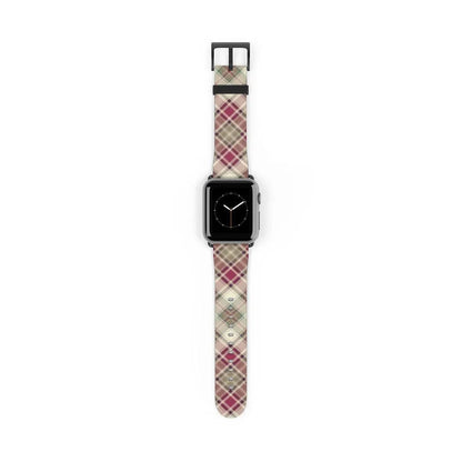 Pink Scottish Plaid Watch Band - The Global Wanderer