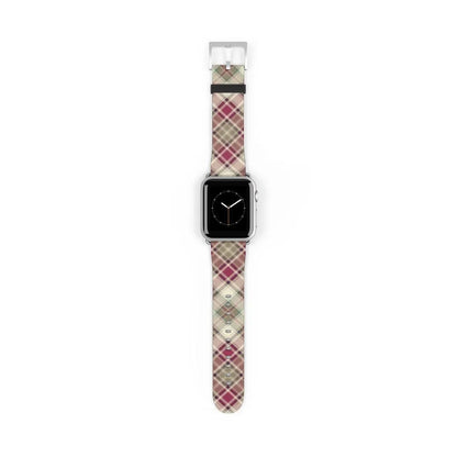 Pink Scottish Plaid Watch Band - The Global Wanderer