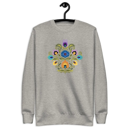 Polish Wycinanki Fleece Sweatshirt - The Global Wanderer