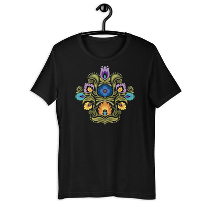 Polish Wycinanki Print T-Shirt - The Global Wanderer