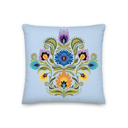 Polish Wycinanki Throw Pillow - The Global Wanderer