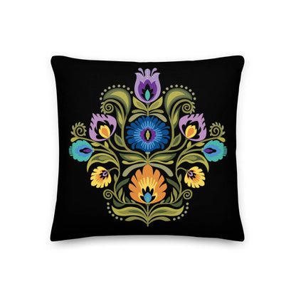 Polish Wycinanki Throw Pillow - The Global Wanderer