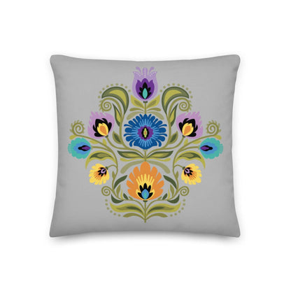 Polish Wycinanki Throw Pillow - The Global Wanderer