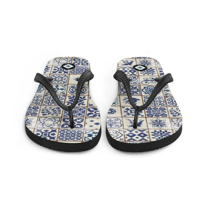 Portuguese Tile Flip Flops - The Global Wanderer