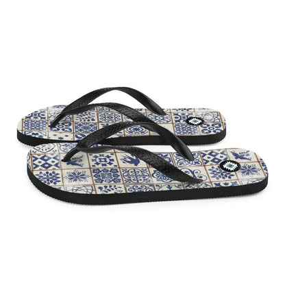 Portuguese Tile Flip Flops - The Global Wanderer