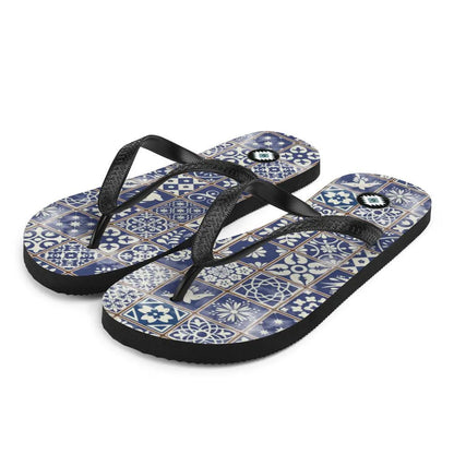 Portuguese Tile Flip Flops - The Global Wanderer