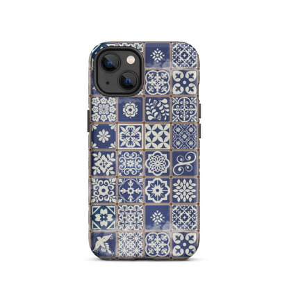 Portuguese Tile Tough iPhone case - The Global Wanderer