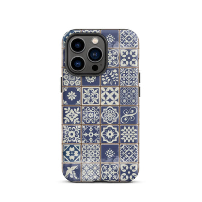 Portuguese Tile Tough iPhone case - The Global Wanderer