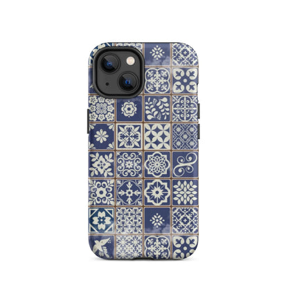 Portuguese Tile Tough iPhone case - The Global Wanderer