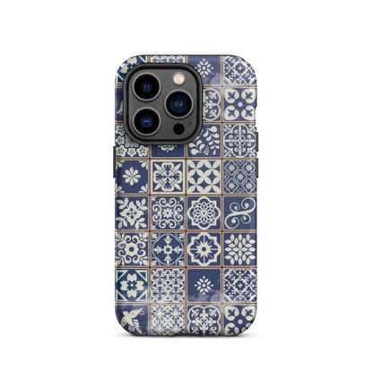 Portuguese Tile Tough iPhone case - The Global Wanderer