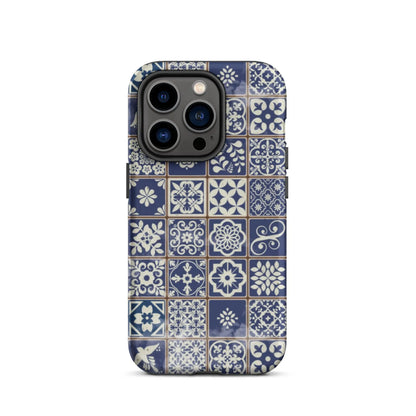 Portuguese Tile Tough iPhone case - The Global Wanderer