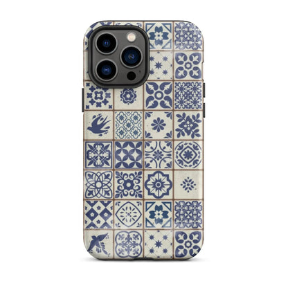 Portuguese Tile Tough MagSafe iPhone® Case - The Global Wanderer