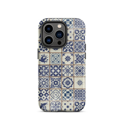 Portuguese Tile Tough MagSafe iPhone® Case - The Global Wanderer