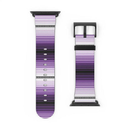 Purple Mexican Serape Watch Band - The Global Wanderer