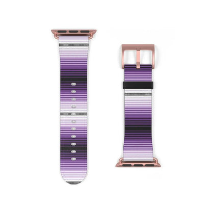 Purple Mexican Serape Watch Band - The Global Wanderer