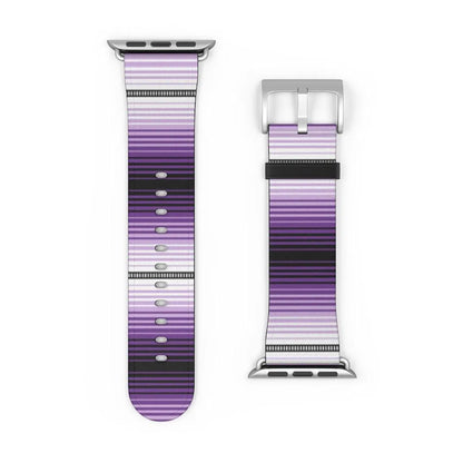 Purple Mexican Serape Watch Band - The Global Wanderer