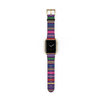 Purple Peruvian Watch Band - The Global Wanderer