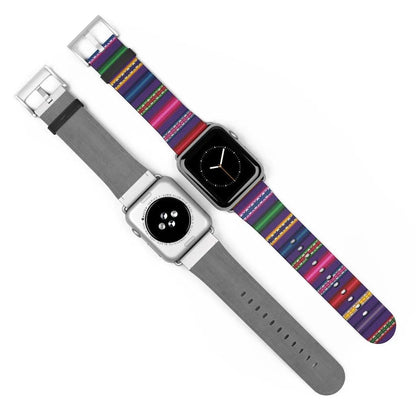 Purple Peruvian Watch Band - The Global Wanderer