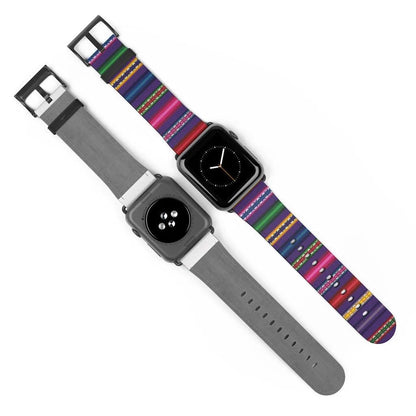 Purple Peruvian Watch Band - The Global Wanderer