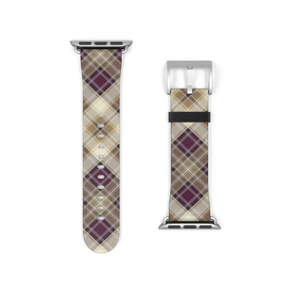 Purple Scottish Plaid Watch Band - The Global Wanderer