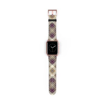 Purple Scottish Plaid Watch Band - The Global Wanderer