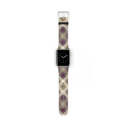 Purple Scottish Plaid Watch Band - The Global Wanderer