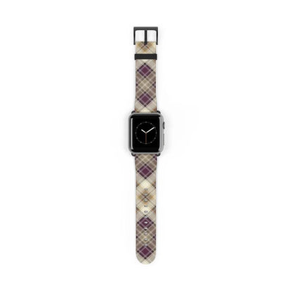 Purple Scottish Plaid Watch Band - The Global Wanderer