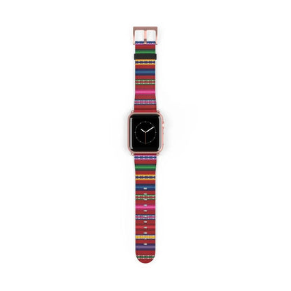 Red Peruvian Watch Band - The Global Wanderer