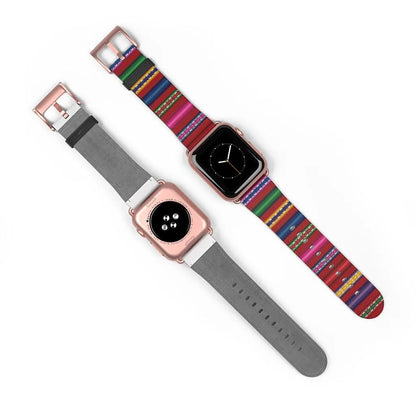 Red Peruvian Watch Band - The Global Wanderer