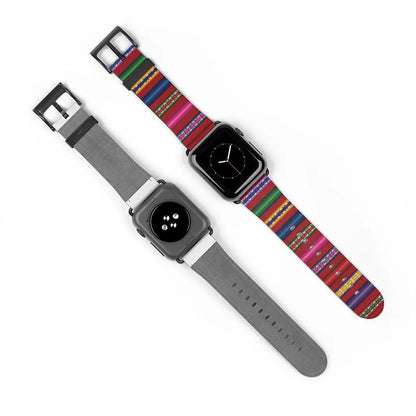 Red Peruvian Watch Band - The Global Wanderer